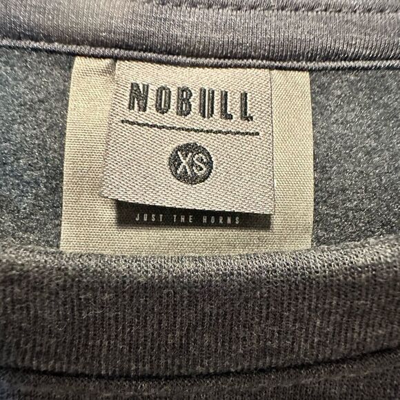 NWT NOBULL Women’s Heather Black/Gray Pull Over Sweatshirt - Size XS - Picture 2 of 6